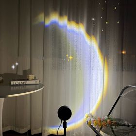 USB Moon Lamp LED Rainbow Neon Night Sunset Light Projector Photography Wall Atmosphere Lighting For Bedroom Home Decor USB Moon Lamp LED Rainbow Neon Night Sunset Light Projector Photography Wall Atmosphere Lighting For Bedroom Home Decor